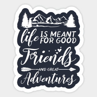 adventure quotes Sticker